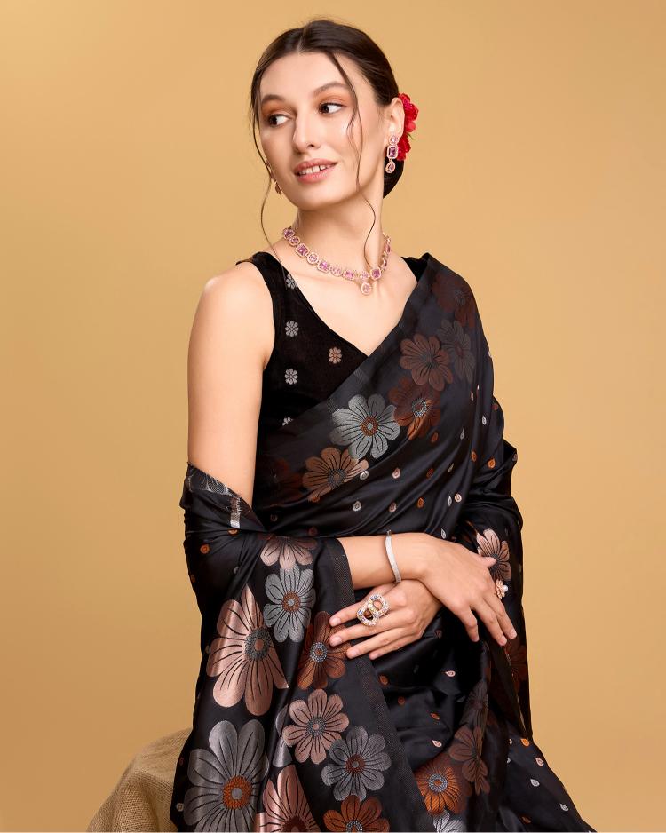 Best Wedding Banarasi Silk Saree With Rich Pallu