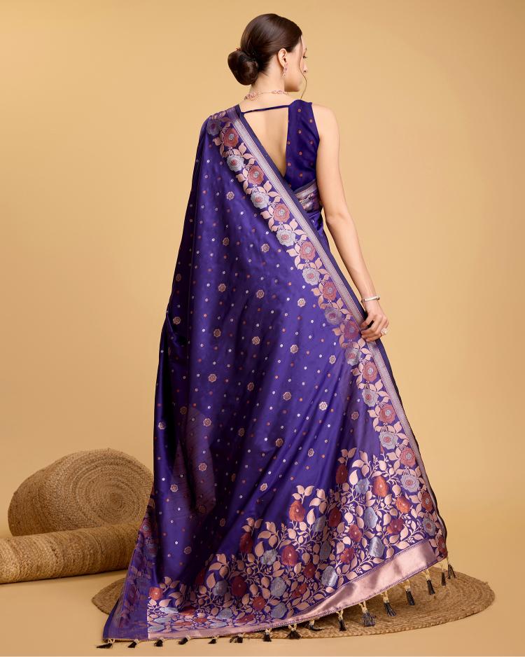 Best Wedding Banarasi Silk Saree With Rich Pallu