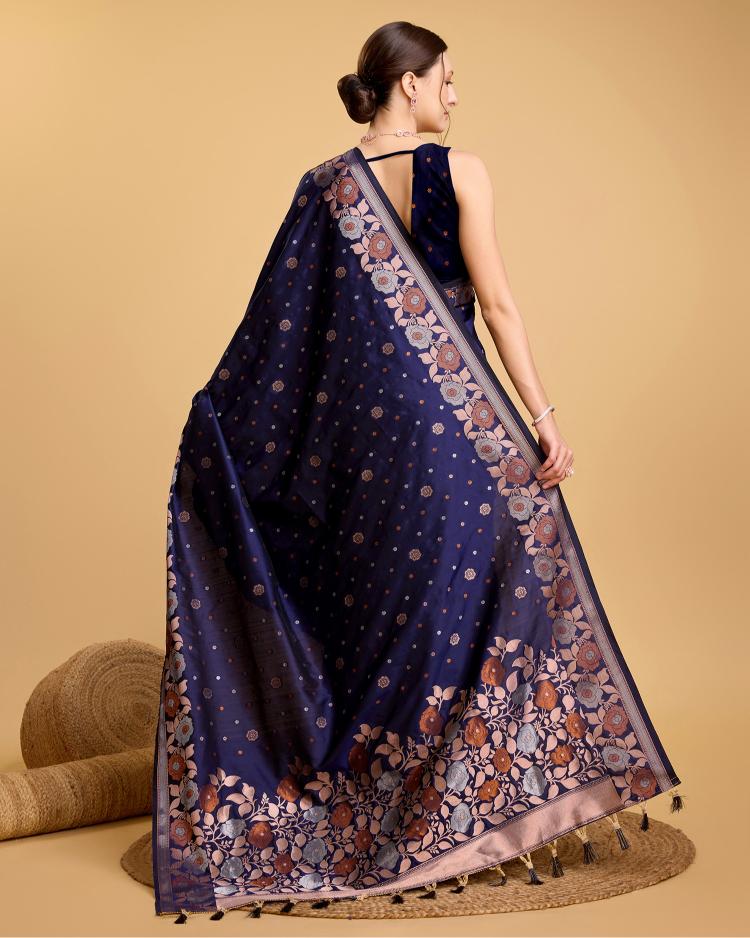 Best Wedding Banarasi Silk Saree With Rich Pallu