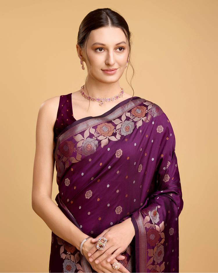 Best Wedding Banarasi Silk Saree With Rich Pallu