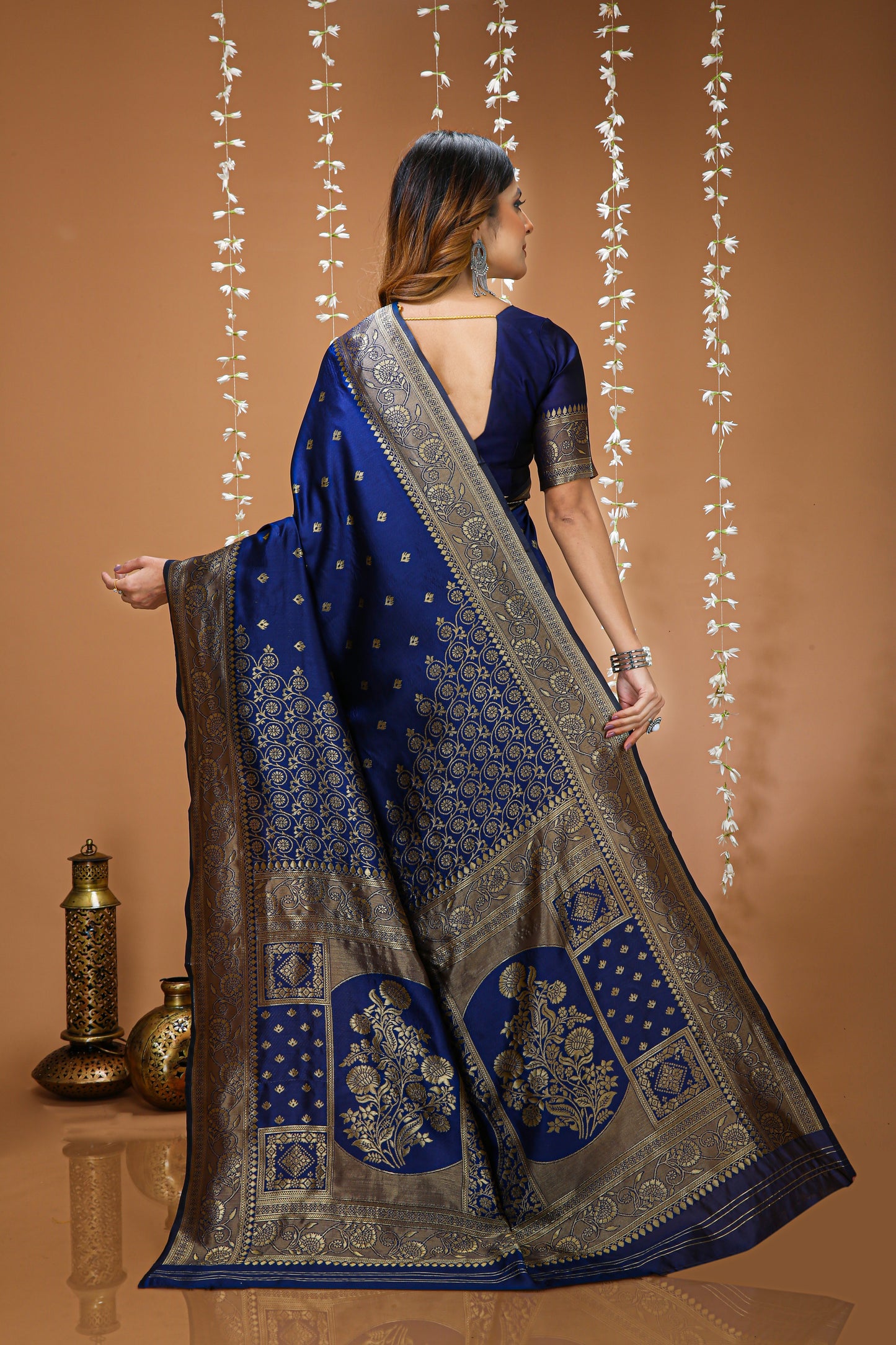 Winsome Soft Silk Saree With Lovely Blouse Piece