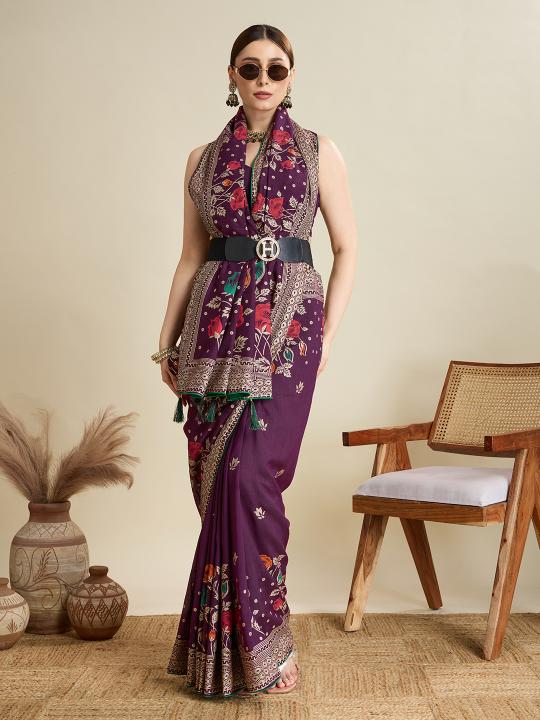 Best Wedding Banarasi Silk Saree With Rich Pallu