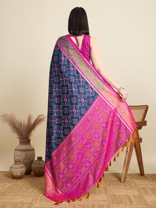 Most Beautiful Weaving Banarasi Silk Saree With Rich Pallu