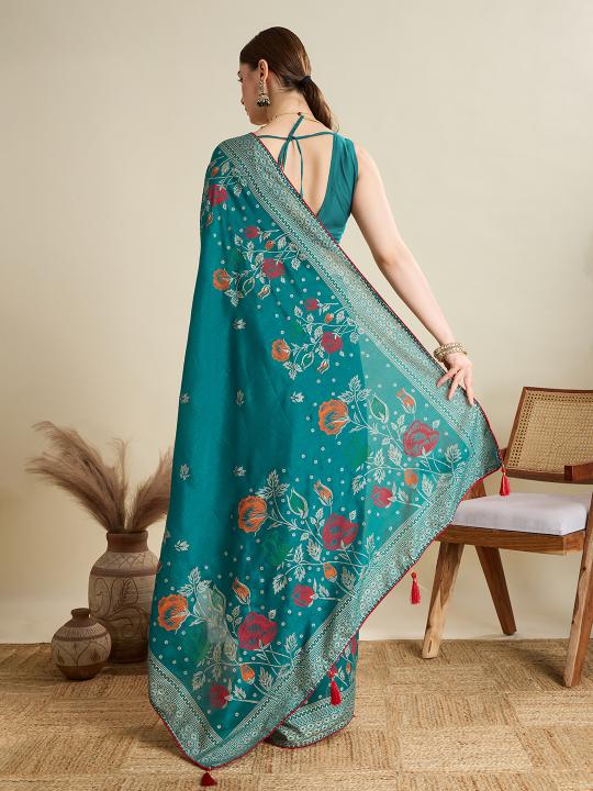 Best Wedding Banarasi Silk Saree With Rich Pallu