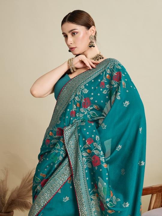 Best Wedding Banarasi Silk Saree With Rich Pallu