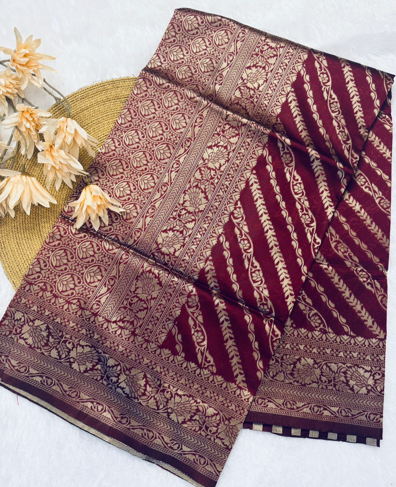 Stunning Soft Silk Saree With Lovely Blouse Piece