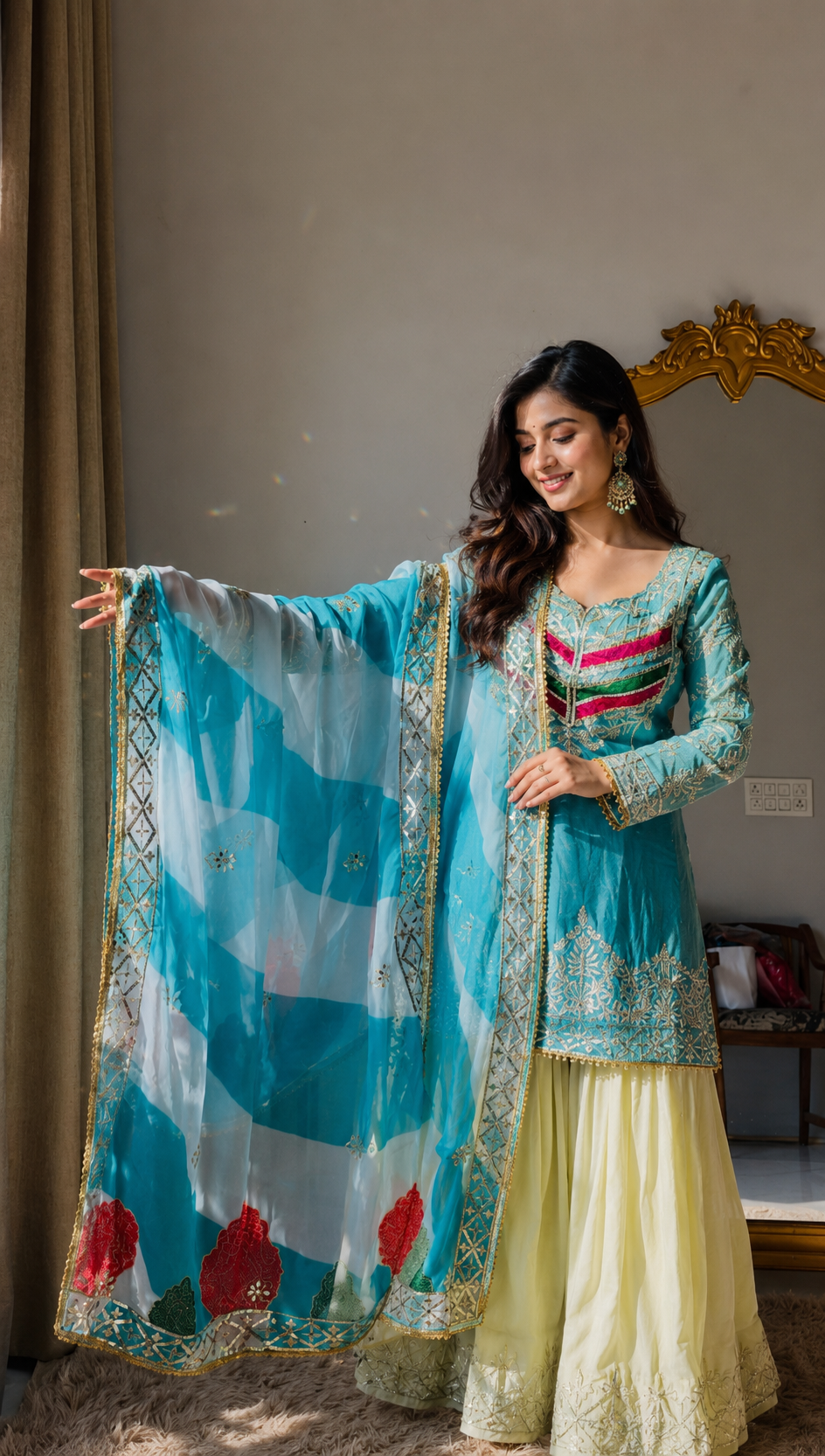 Fiza Royale Embroidered Suit Set