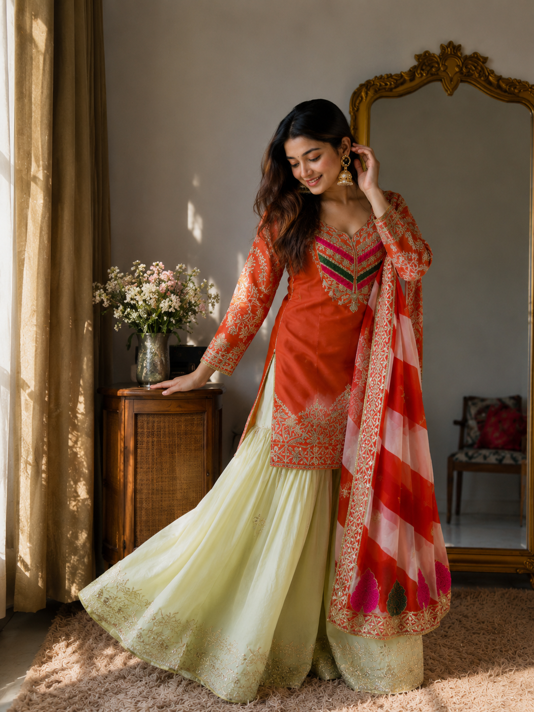 Fiza Royale Embroidered Suit Set