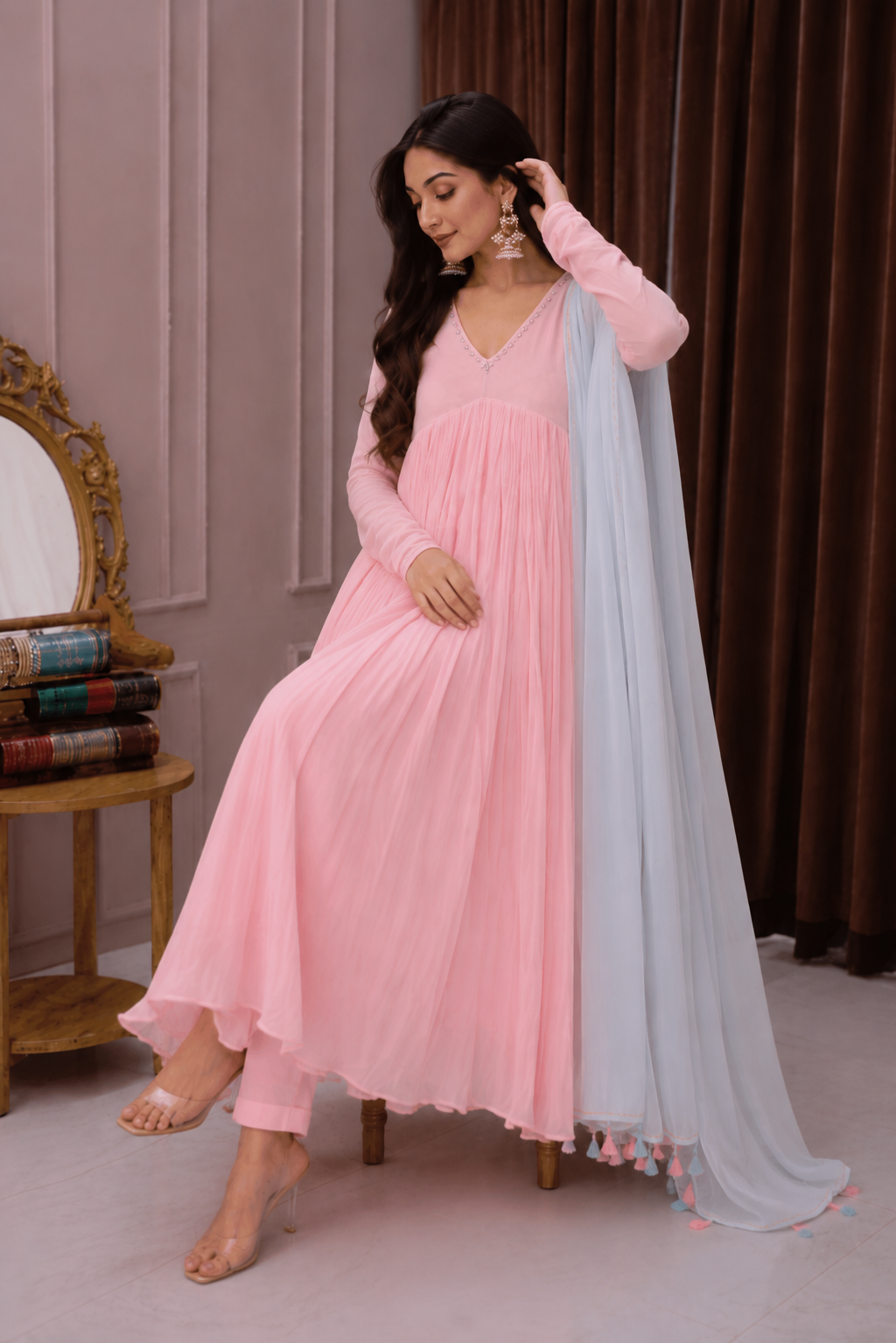 Navya Heritage Anarkali Suit Set