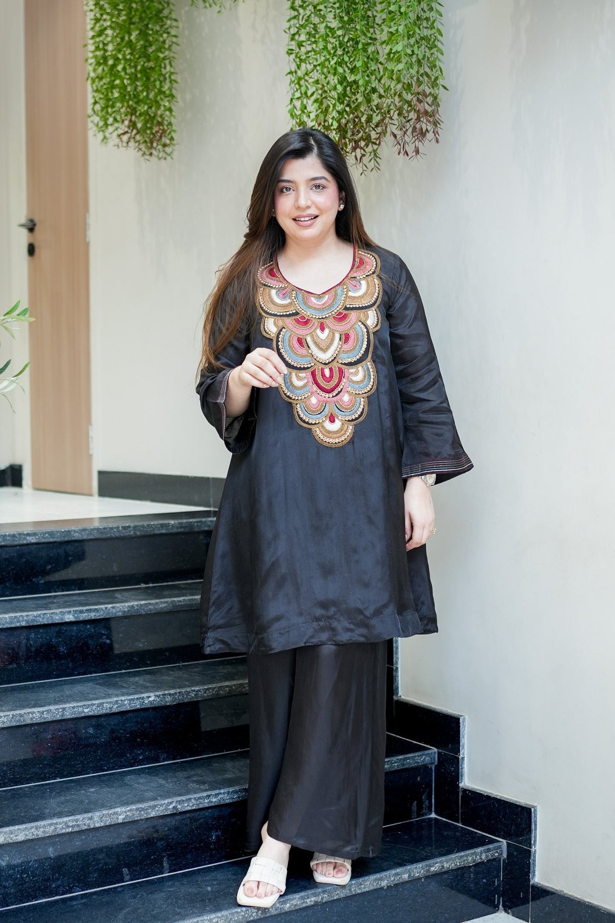 Mayurika Heritage Embroidered Co-ord Set
