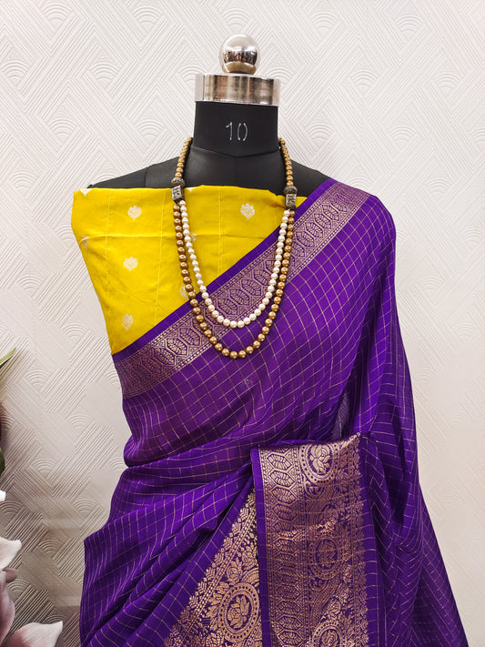 Very Beautiful Silk Saree With Tassels