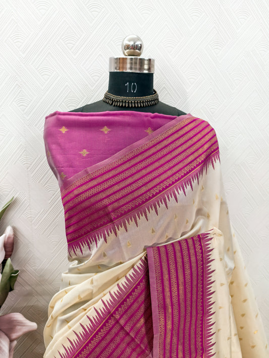 Wonderful Soft Cotton Silk Saree With Rich Pallu