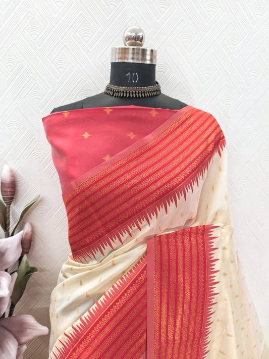 Wonderful Soft Cotton Silk Saree With Rich Pallu