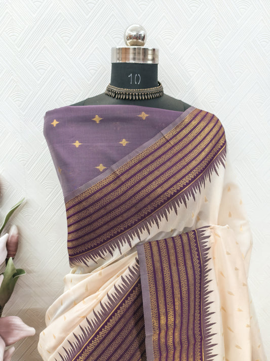 Wonderful Soft Cotton Silk Saree With Rich Pallu