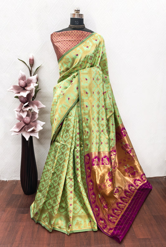 Aesthetic Soft Silk Saree With Rich Pallu