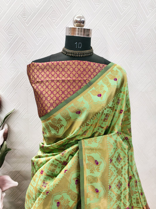 Aesthetic Soft Silk Saree With Rich Pallu