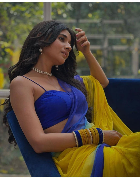 Most Beautiful Summer Georgette Padding Saree