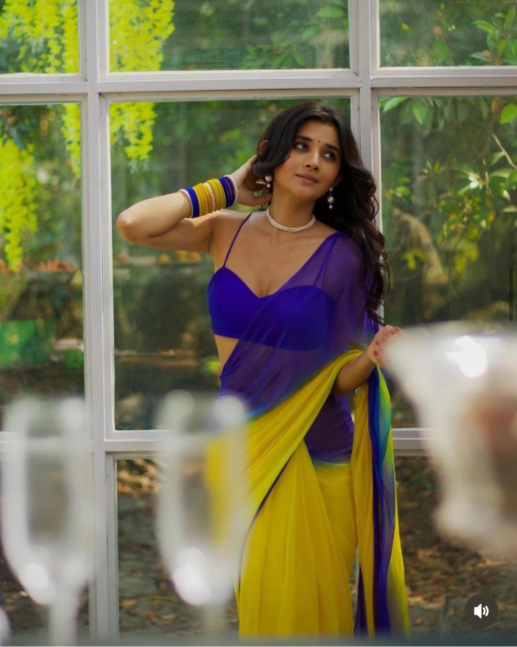 Most Beautiful Summer Georgette Padding Saree