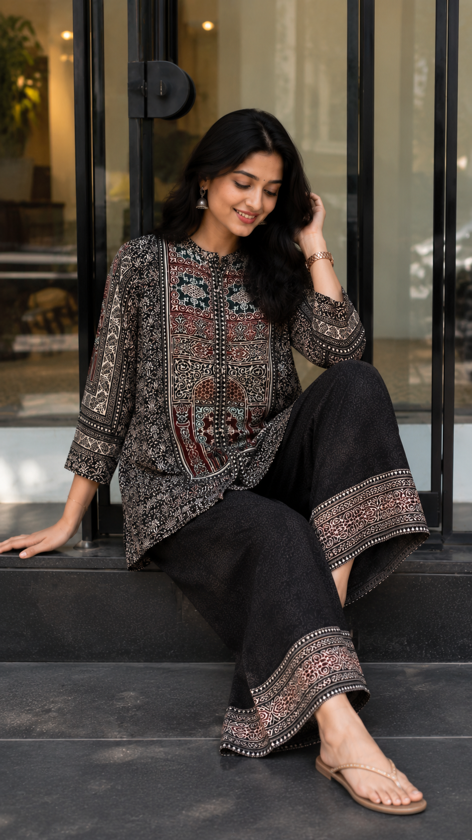 Rajvika Heritage Printed Co-Ord Set