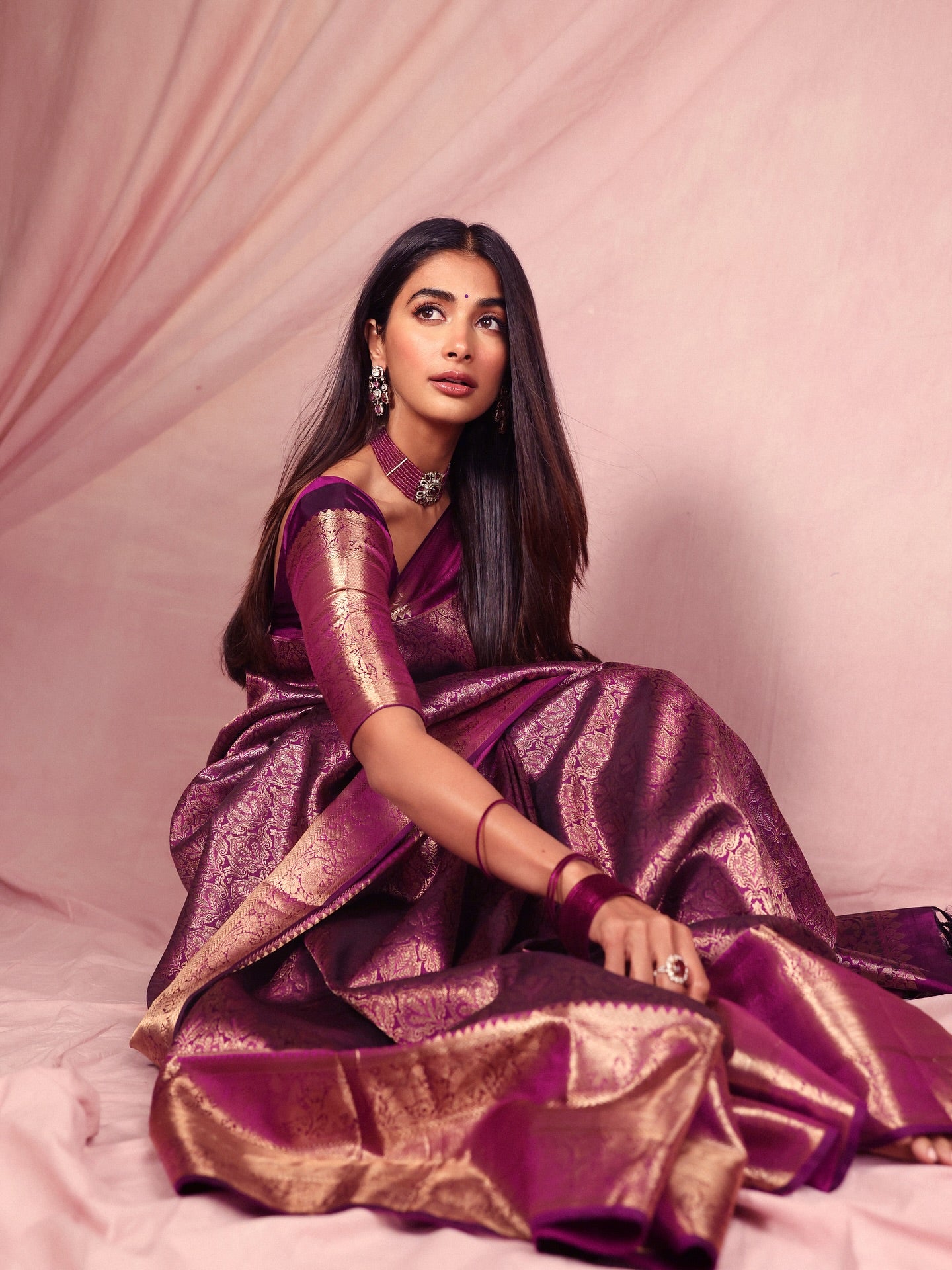 Very Attractive Kanjivaram Soft Silk Saree With Elegant Blouse Peice