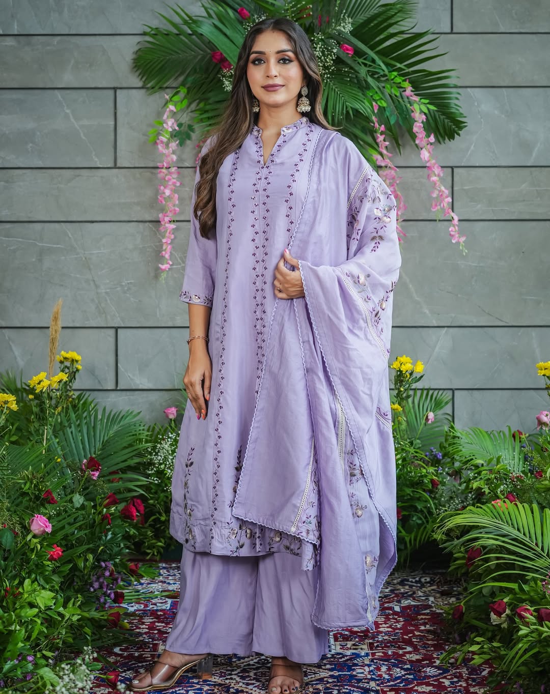 Very Attractive Muslin Cotton Emboridery Suit Set