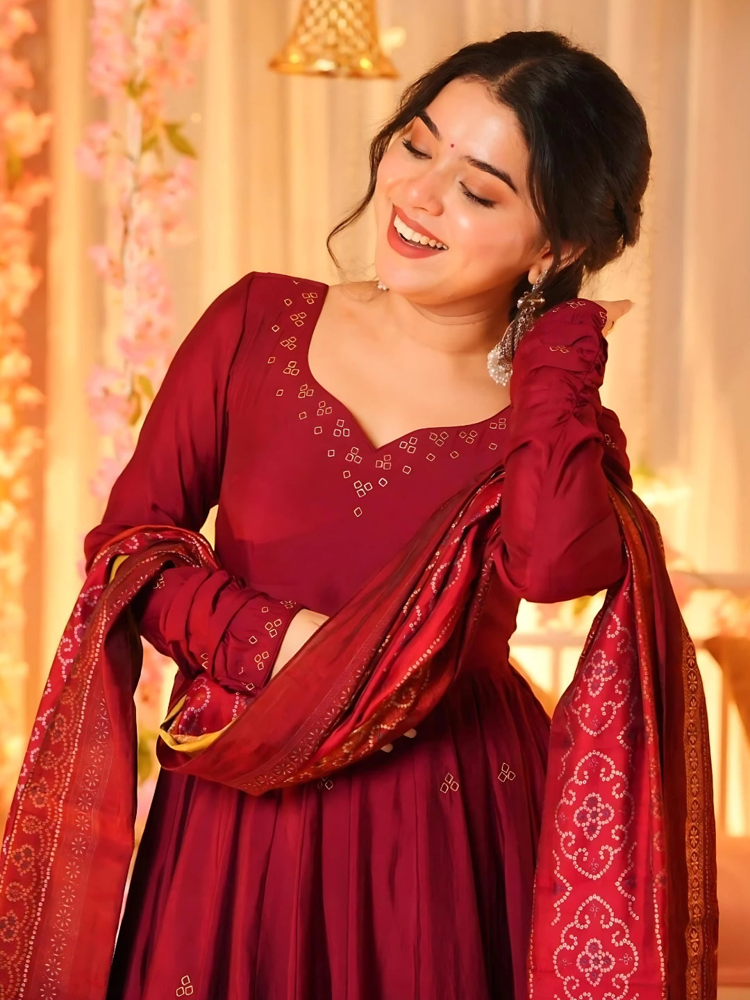 Very Ravishing Viscose Embroidery Suit Set