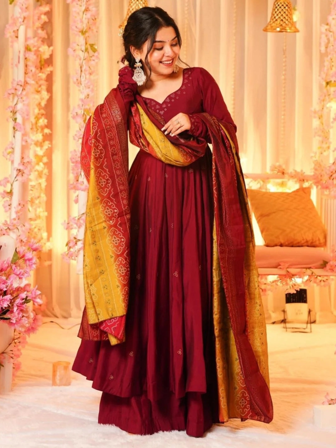 Very Ravishing Viscose Embroidery Suit Set