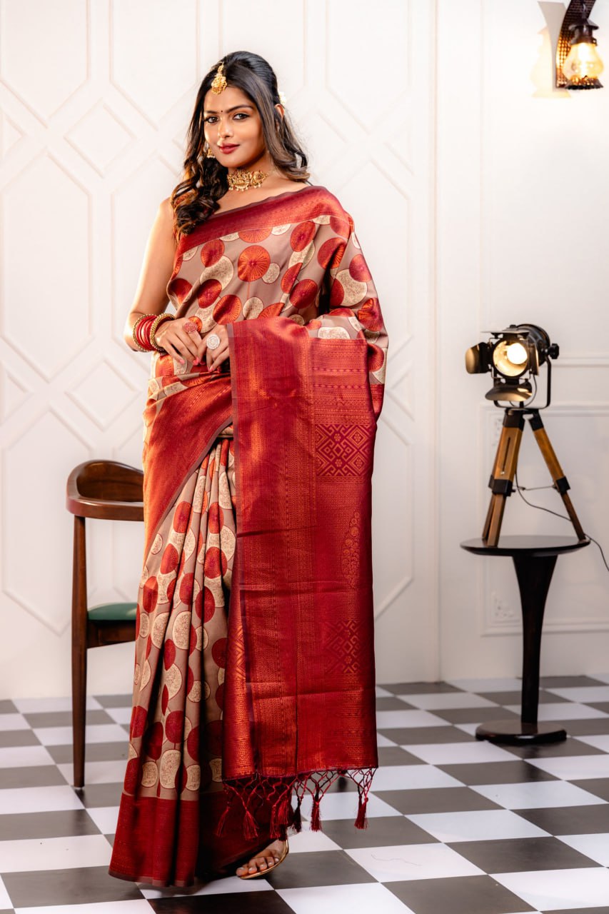 Most Good-Looking Banarasi Silk Saree With Blouse