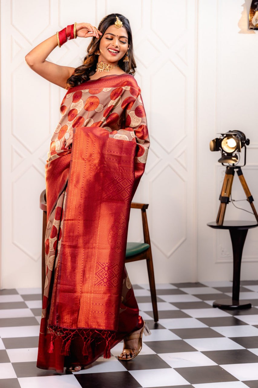 Most Good-Looking Banarasi Silk Saree With Blouse