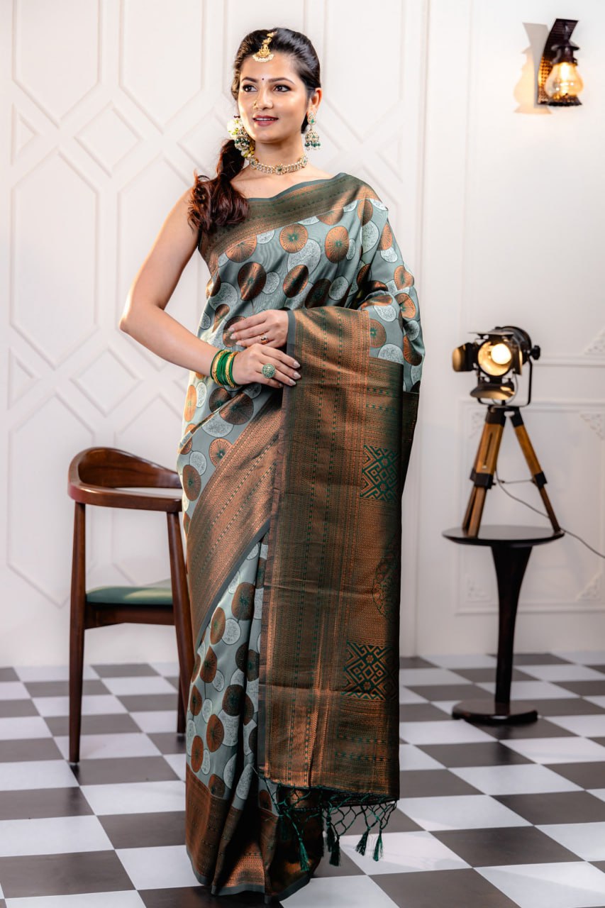 Most Good-Looking Banarasi Silk Saree With Blouse