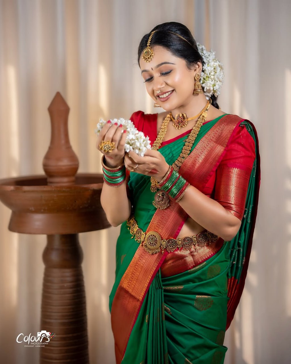 Most Smashing Banasari Silk Saree With Blouse