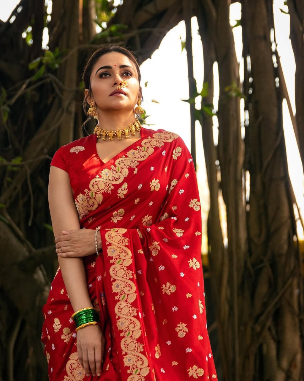 Most Ravishing Banarasi Silk Saree With Zari Weaving