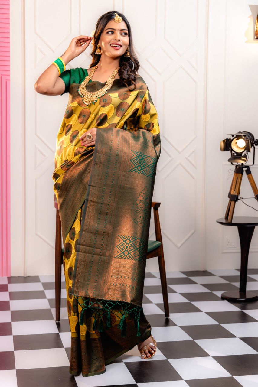 Most Good-Looking Banarasi Silk Saree With Blouse
