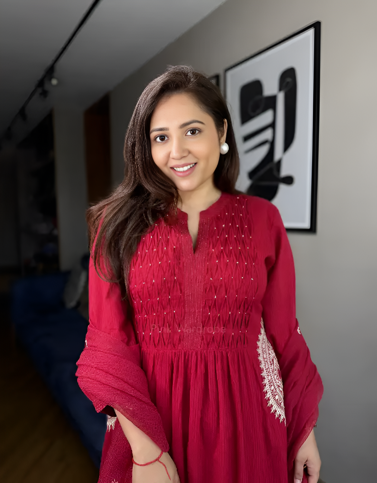 Very Graceful Pure Mul Cotton Embroidery Suit Set