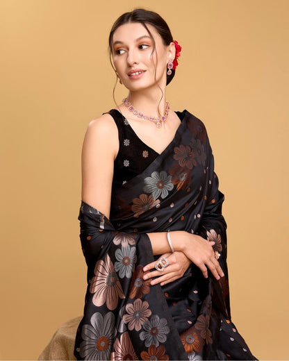 Best Wedding Banarasi Silk Saree With Rich Pallu