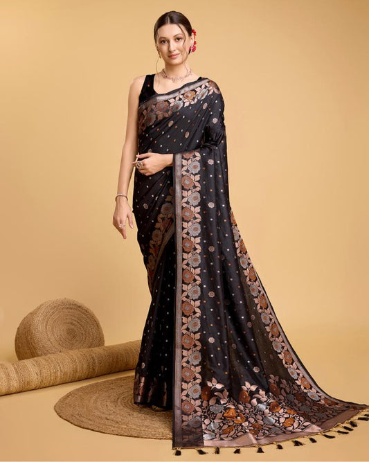 Best Wedding Banarasi Silk Saree With Rich Pallu