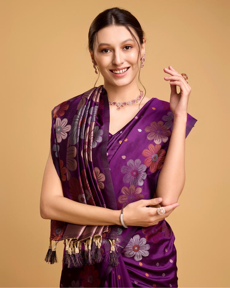 Best Wedding Banarasi Silk Saree With Rich Pallu