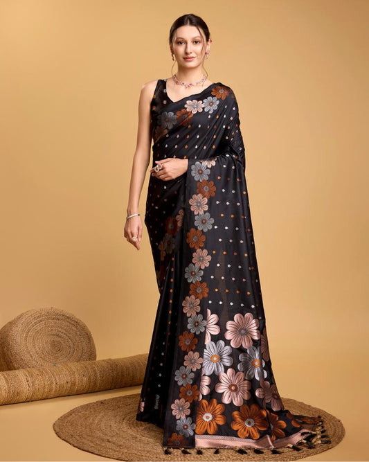 Best Wedding Banarasi Silk Saree With Rich Pallu