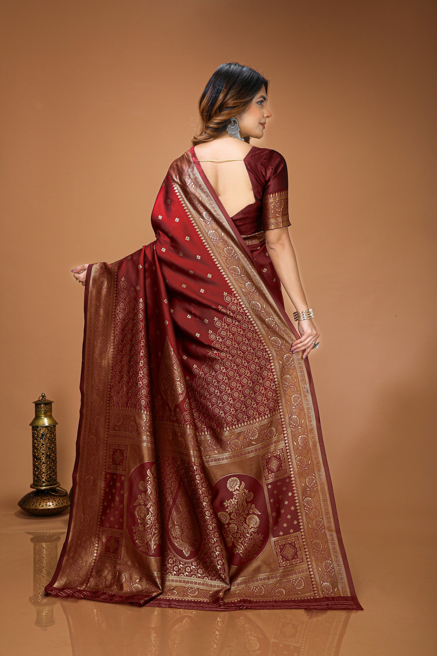 Winsome Soft Silk Saree With Lovely Blouse Piece