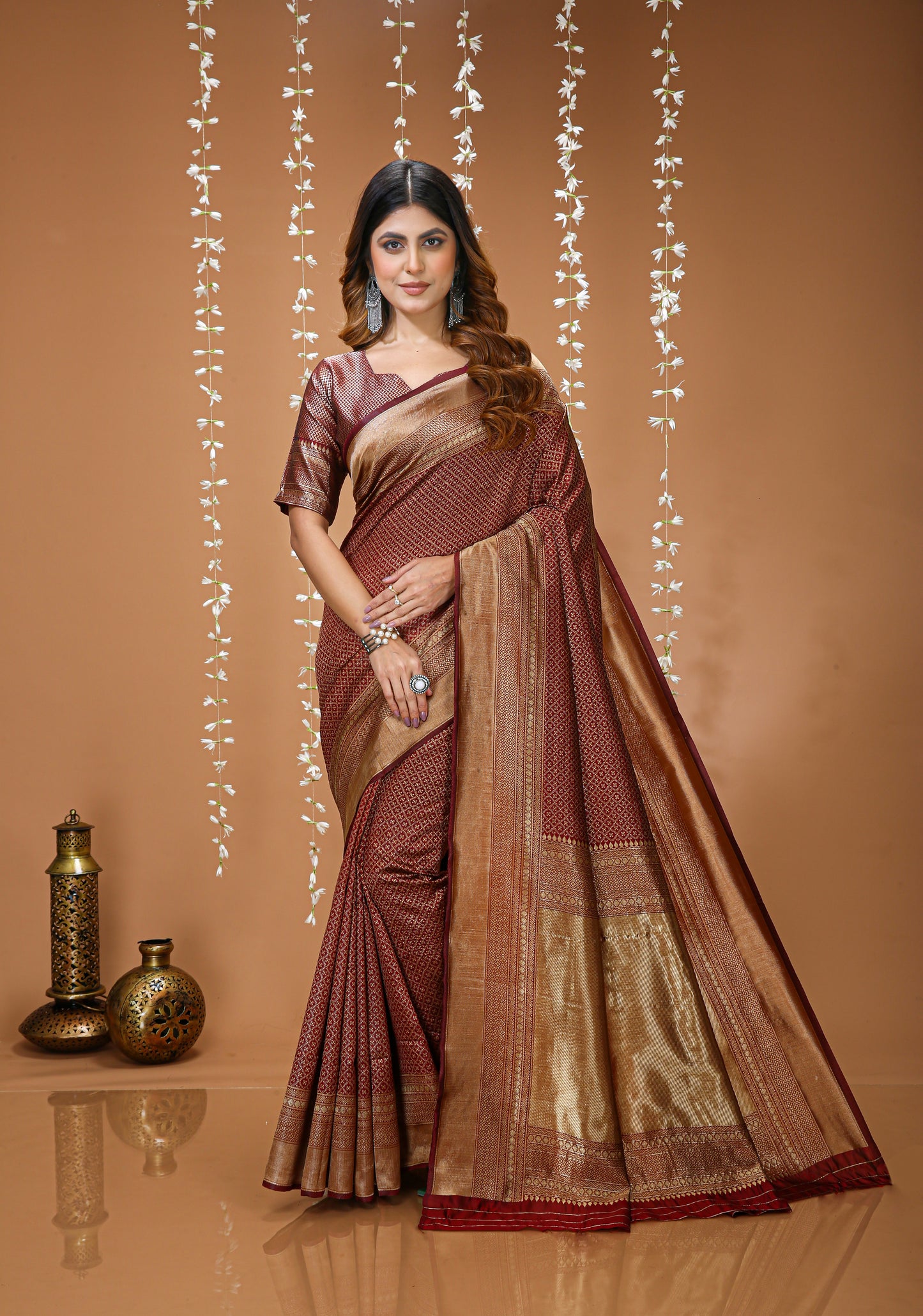 Heavenly Soft Silk Saree With Charming Blouse Piece