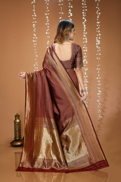 Heavenly Soft Silk Saree With Charming Blouse Piece