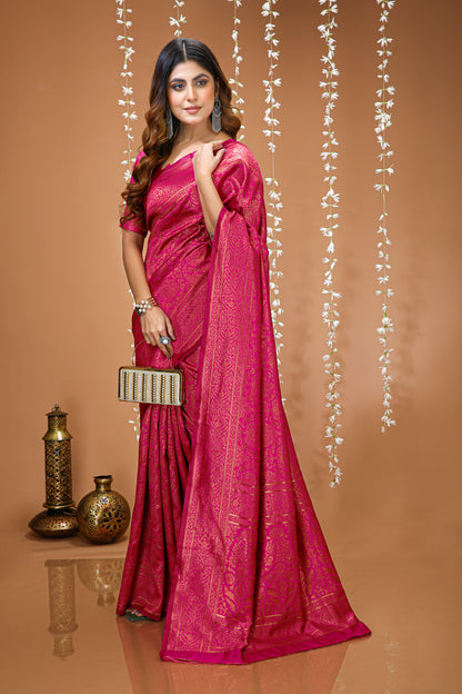 Very Good-looking soft Silk Saree With Zari Weaving