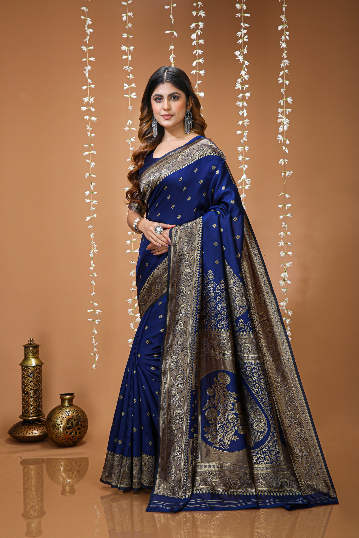 Winsome Soft Silk Saree With Lovely Blouse Piece