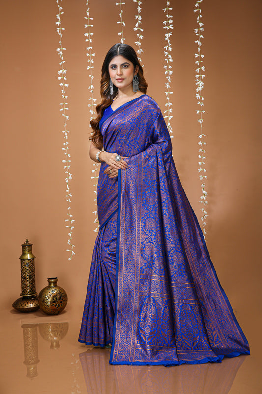 Very Good-looking soft Silk Saree With Zari Weaving