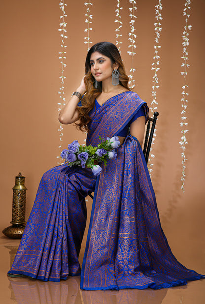 Very Good-looking soft Silk Saree With Zari Weaving