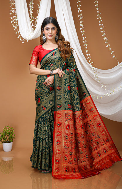 Very Pleasing Soft Silk Saree With Beautiful Blouse Peice