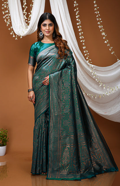 Very Good-looking soft Silk Saree With Zari Weaving
