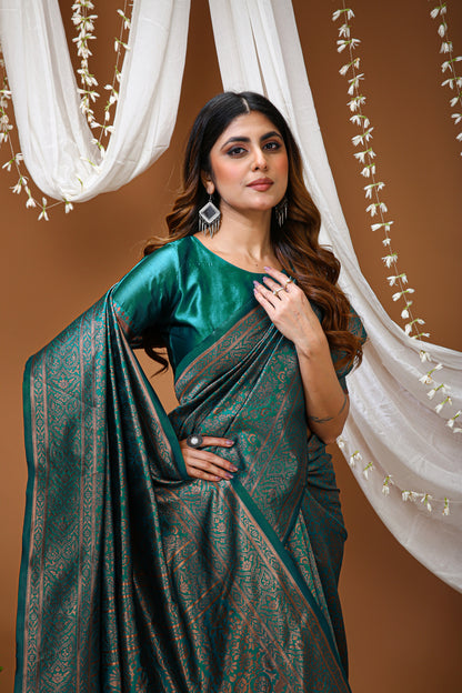 Very Good-looking soft Silk Saree With Zari Weaving
