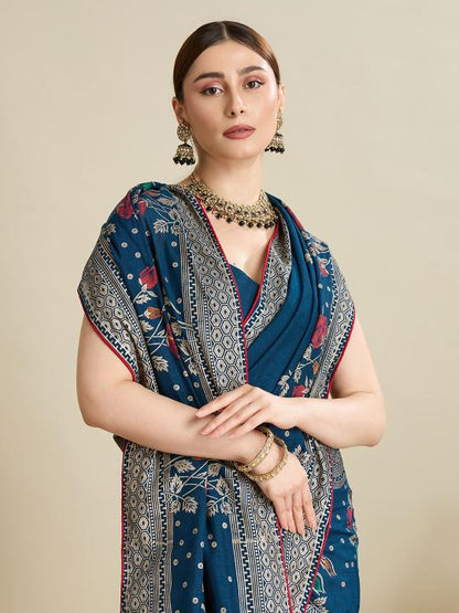 Best Wedding Banarasi Silk Saree With Rich Pallu