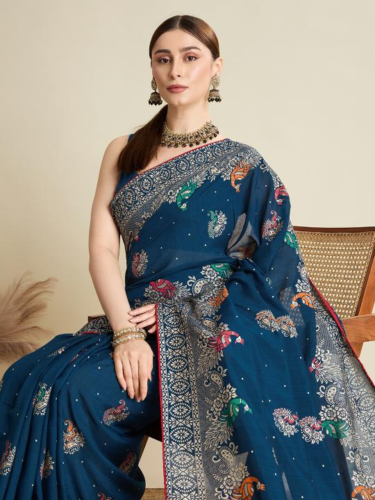 Best Wedding Banarasi Silk Saree With Rich Pallu